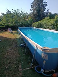 Piscina fuori terra 14,40 x 4,00 h 1,25