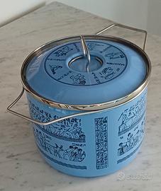 Pentola smaltata vintage Siltal