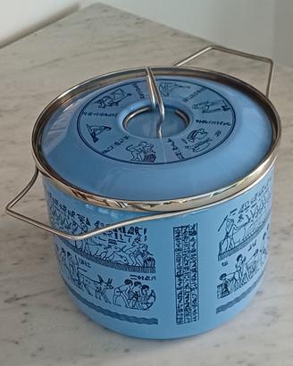 Pentola smaltata vintage Siltal