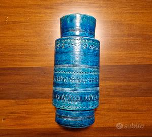 Vaso 1/8 Rimini Blu-Aldo Londi per Bitossi anni 60