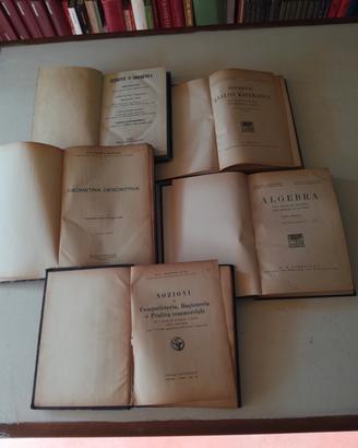 Matematica Aritmetica Geometria ecc vintage e no