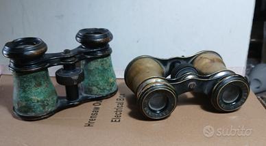 coppia binocoli da teatro antichi