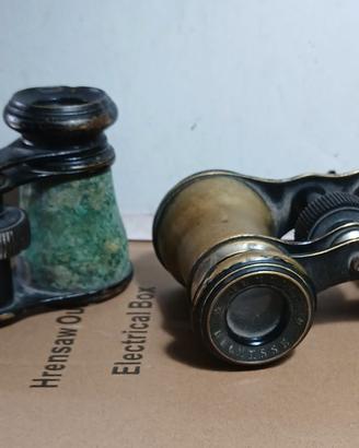 coppia binocoli da teatro antichi