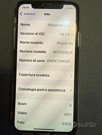 iPhone Xs 256 gb completo con scatola e accessori