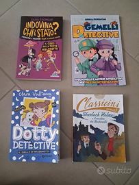 Stock 4 libri per bambini (tema detective/giallo)