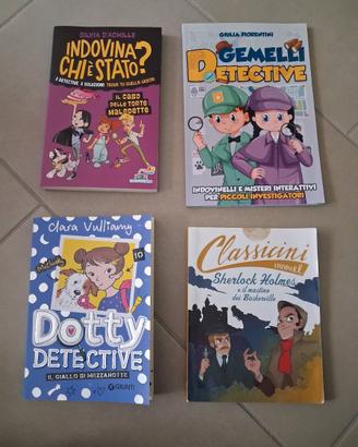 Stock 4 libri per bambini (tema detective/giallo)