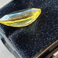 Zaffiro giallo naturale da 8.20 cti taglio Marquis