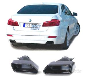 TERMINALI SCARICO BMW F10 F11 F12 F13 LOOK V8 NERO