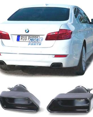 TERMINALI SCARICO BMW F10 F11 F12 F13 LOOK V8 NERO