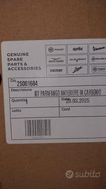 2S001684 PARAFANGO aprilia 1100 660 in CARBONIO