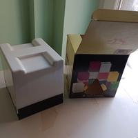 Contenitore audiocassette vintage -