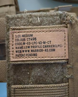 Plate carrier LPC V2 laser cut Warrior Assoult Sys