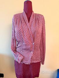 Camicia vintage rosso e bianco