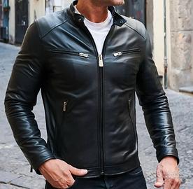 Giacca in pelle d'arienzo 52