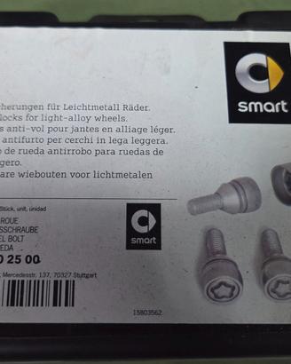 bulloni antifurto ruote per smart w453