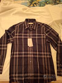 camicia burberry uomo nuova con cartellino 