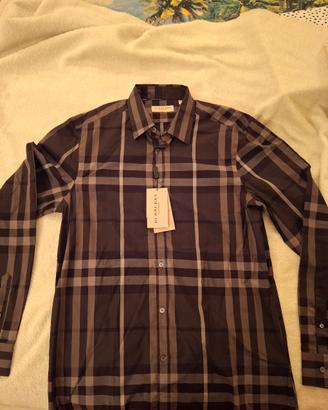 camicia burberry uomo nuova con cartellino 