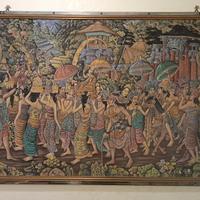 Quadro Batik il Matrimonio a Bali