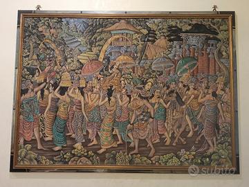 Quadro Batik il Matrimonio a Bali