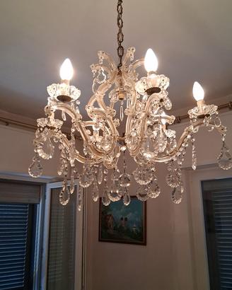 Lampadario in cristallo