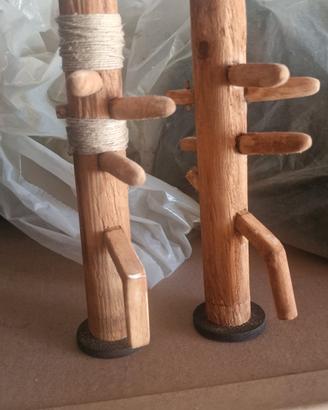 action figure wooden dummy wingchun kung fu