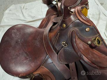 sella in cuoio 