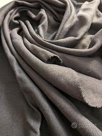 tessuto fresco lana nero - 7 scampoli varie misure
