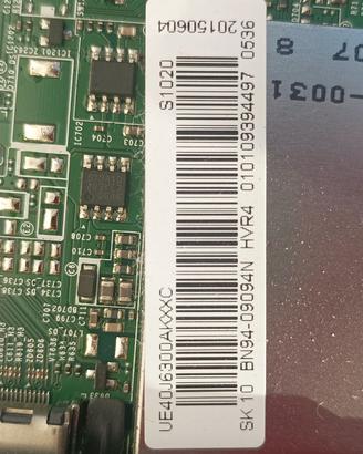 Schede ricambio Modello: Samsung UE40J6300AKXZT.