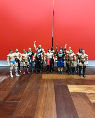 Lotto 14 Action Figures Mattel Basic