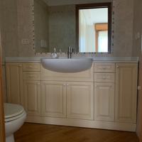 Mobile beige bagno slim