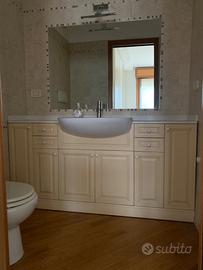 Mobile beige bagno slim