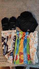 sottocaschi moto, guanti 