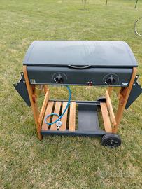 Barbecue BST a gas doppia piastra
