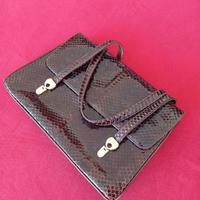 Borsetta da donna in pelle di lucertola