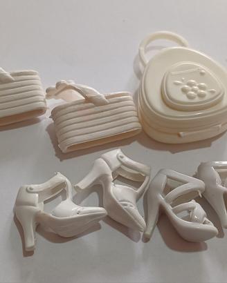 Scarpe per Barbie Bianche