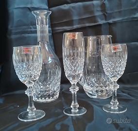 Bicchieri in cristallo incisi a mano 