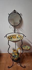 Lavabo in ceramica da  esposizione
