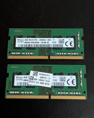 RAM SK hynix DDR4 8GB 3200MHz SODIMM