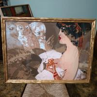 Salvatore Fiume "Susanna e i Vecchioni" serigrafia