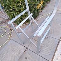 seggiolina alluminio sedia regista mare