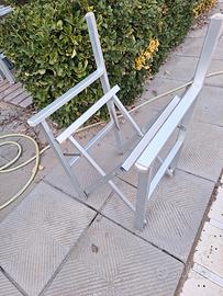 seggiolina alluminio sedia regista mare