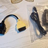 ELM 327  USB CON CAVO giallo FCA +driver software 