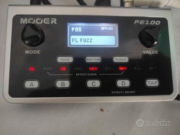 MOOER PE100 + LOOPER STRICH  Loop Drum Machine