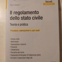 Il regolamento dello Stato Civile