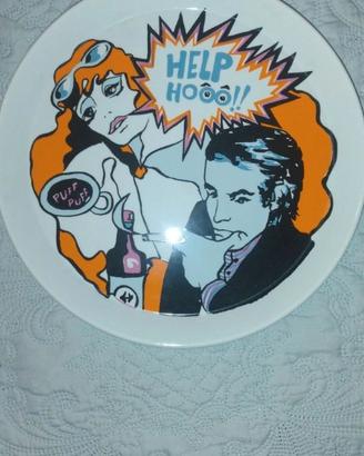Piatto pop  art  Pozzi Gallarate