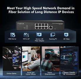 Switch Gestito Binardat 8 Porte 10GbE Multigig