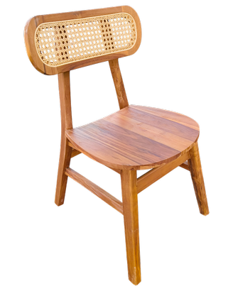 STOCK SEDIA IN TEAK E RATTAN