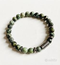 Bracciale uomo con Turchesi Africane