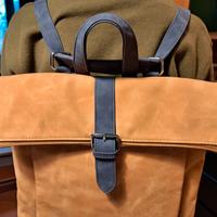 Zainetto/borsa a spalla in nabuk