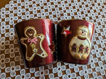 porta candele natalizi